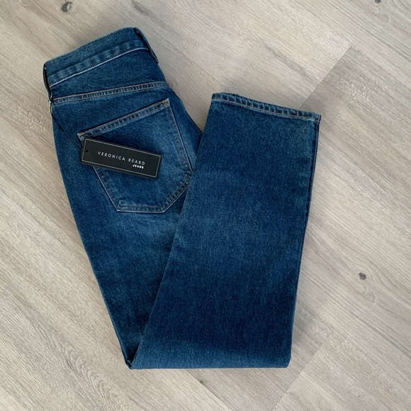 💝❤️💝 Veronica Beard Ryleigh Slim Straight Bright Blue Jeans size 28/6💝❤️💝 - Picture 12 of 12